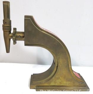 Art Deco Bronze Stella Artois Beer Tap From a Pub in Antwerp.  