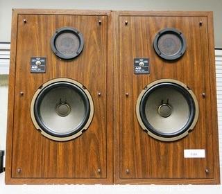 Pair of Vintage Speakers, AVID Model 100