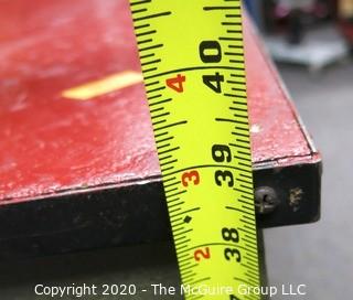 Vintage Steel Industrial Welders Table