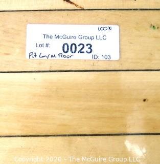 (1) 2 X 12" Floor Board from the "Pit" Basketball Hard Court.  Own a Piece of George Mason Basketball History.  