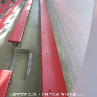 9" x 18' Original Wood Bleacher Bench from the Pit.