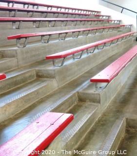 9" x 14' Original Wood Bleacher Bench from the Pit