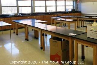 Science Room tables and cabinetry.   