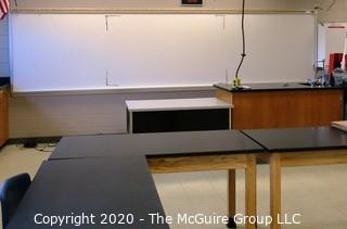 Science Room tables and cabinetry.   