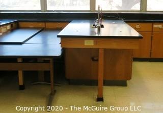 Science Room tables and cabinetry. You must uninstall and remove what you want.