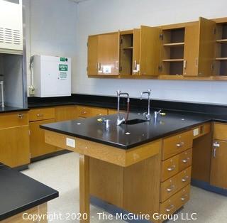 Science Room tables and cabinetry. You must uninstall and remove what you want.