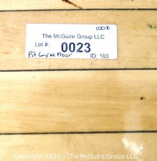 (1) 2 X 12" Floor Board from the "Pit" Basketball Hard Court. Own a Piece of George Mason Basketball History.