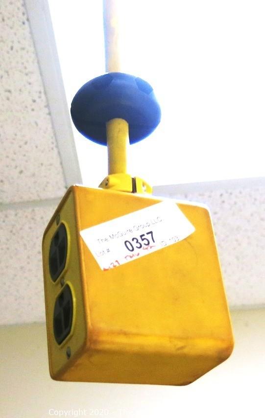 The McGuire Group LLC - Auction: George Mason High School Sentimental and  Surplus Online Auction ITEM: Daniel Woodhead 600V Model 9383 Industrial  Grade Ceiling Mounted Retractable Electrical Cord Reel; 12/3 SOW-A 90C (