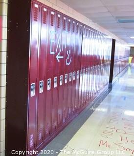 (26) 9 x 72" Metal Combination Lockers. 