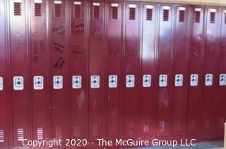 (26) 9 x 72" Metal Combination Lockers. 