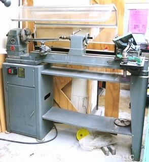 3' Bed Delta Wood Lathe, 3/4HP Rockwell Motor; 110/220v; condition unknown.  