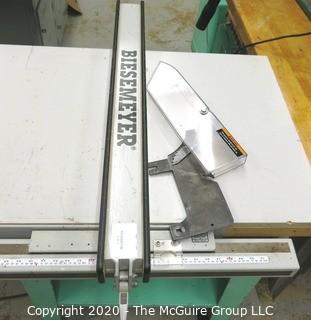 Delta X5 UNISAW Table Saw with metal base side feed table; 220V; As Is.  