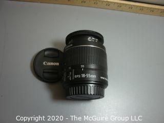 Canon 35mm lens : 58mm EF-S 18-55mm 1:3.5-5.6 IS II screw mount