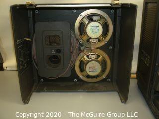 Bell & Howell Model 1268, 16mm film projector, w/carrying cover and reels. As is.