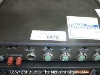 (2) SHURE M267 Vintage 4 Input Professional Microphone Mixer, Limiter.  As is.