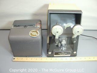 Vintage 8mm film editing units,  Academy and Magnon. As is
