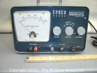 Vintage Cenco Radiation Detector. As is, No Attachments