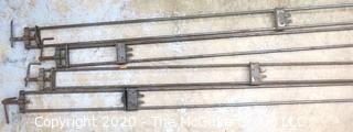 Set of {4) 6' METAL carpenters Clamps.  