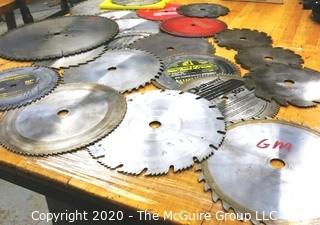 Group of Table Saw Blades