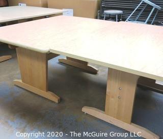 (3) 42" x 60" x 29"t Wood Craft or Project Tables. Can be used together to form one long table. 