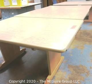 (3) 42" x 60" x 29"t Wood Craft or Project Tables. Can be used together to form one long table. 