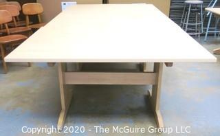 (3) 40" x 60" x 30"t  Wood Craft or Project Tables. Can be used together to form one long table. 