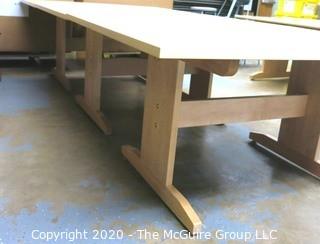 (3) 40" x 60" x 30"t  Wood Craft or Project Tables. Can be used together to form one long table. 