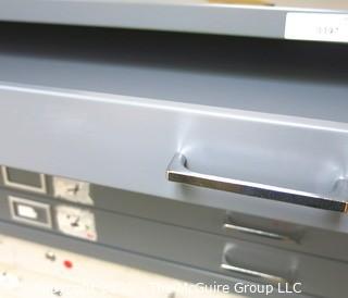 46" x 25" x 17"t Safco Facil Steel (5) Drawer Flat File.  