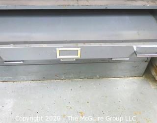 40" x 22"x 30"t Industrial Grey Steal (5) Drawer Flat File on Base