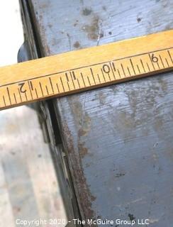 12" x 33" x 11"t Vintage Industrial Tool File Chest.  Missing Drawers.