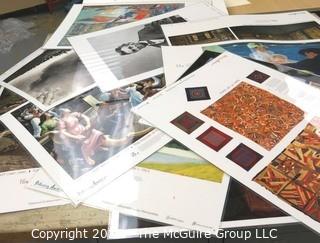 Box of Picturing America National Endowments for the Arts Laminated Posters.