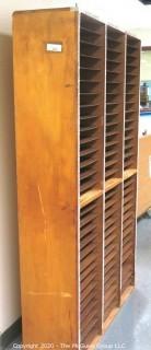 33" x 12 x 65"t Flat File Wooden Storage Cabinet. 