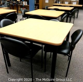 Group of Library Tables & Chairs. 