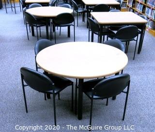 Group of Library Tables & Chairs. 