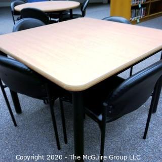 Group of Library Tables & Chairs. 