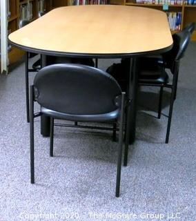 Group of Library Tables & Chairs. 