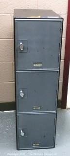 Stand Alone Locker with (3) Cabinets.