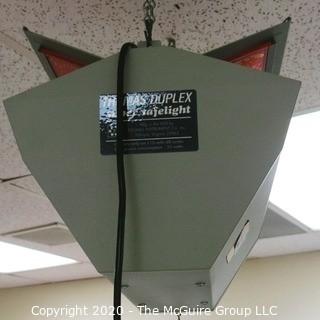 Hanging Thomas Duplex twin safety darkroom light