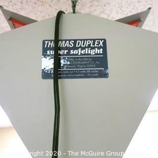 Hanging Thomas Duplex twin safety darkroom light