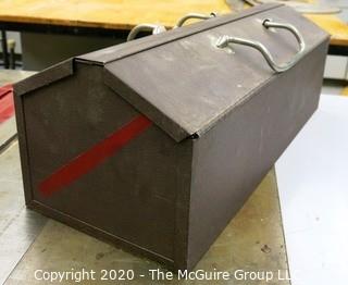 Vintage Metal Kennedy Tool Box with Tools