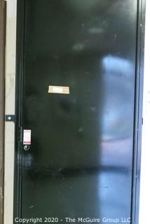 Metal Hallway Folding Security Door and Framework