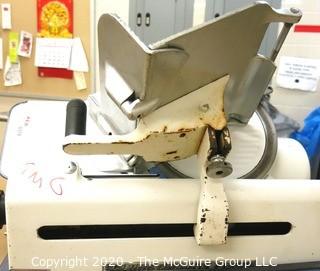 Globe Slicing Machine Model 150 Vintage Gravity Feed Meat Slicer