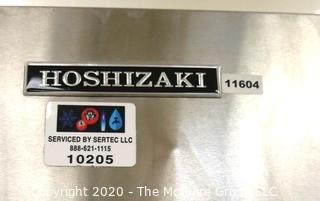 Hoshizaki KM-350MAJ Slim Line Series 22" Air Cooled Modular Crescent Ice Machine - 115V; Single Phase; AND Hoshizaki B-900PF 52" Ice Storage Bin with Galvanized Steel Finish 