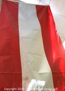 Group of Large International Flags. Various Countries