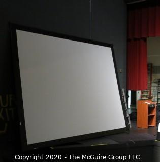 (2) 181" X 139" DA-LITE SCREENS WITH ALUMINUM FRAMES 