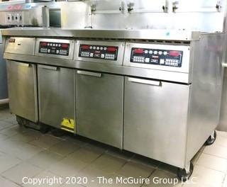 (4) Frymaster Fryers by Merco, Model# HWEZFWM-24C