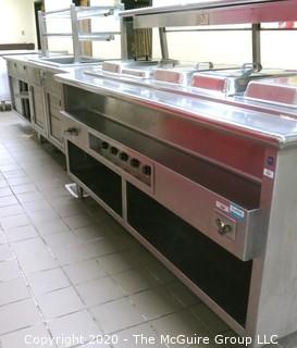 48 x 132" x 37"t Stainless Steel Serving Line 