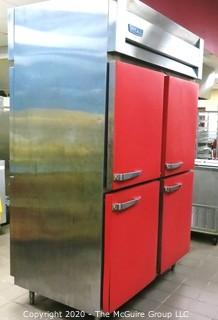 McCall 4-door internal rack refrigerator Model 1-1045  55" wide  