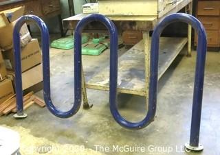 Purple Cast Iron Wavy Cycle Rack