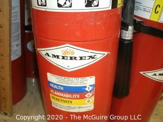 (6) AMEREX fire extinguishers and hangers